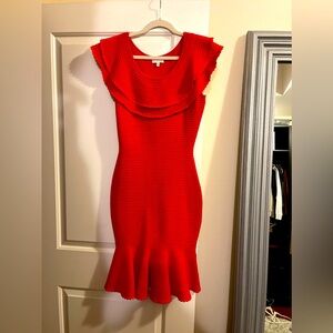 Red MiLLy midi dress